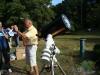 Un tlescope diriger vers le soleil